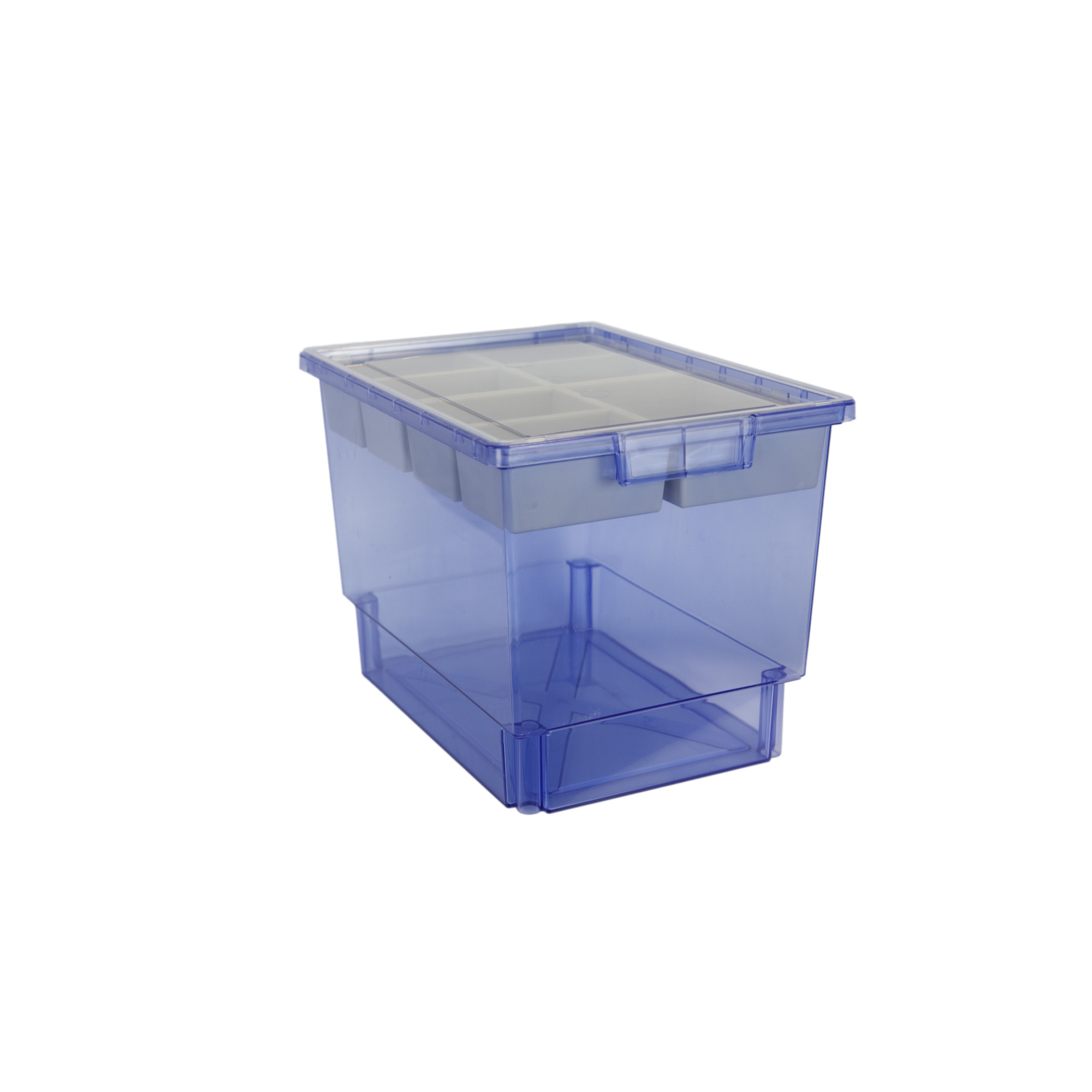 Certwood StorWerks, SlimLine 12in. Tray Kit( 7 x Divisions) Blue Tint, Included (qty.) 1 Height 12 in, Model# CE1954TB-NK0301-1